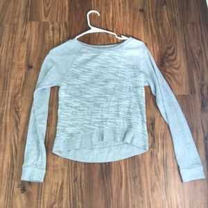 Arizona Jean; white and gray sweatshirt